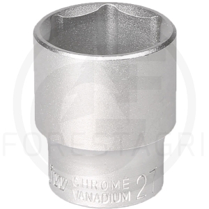 Klucz nasadowy 1/2" 6-kąt - 27