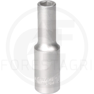 Klucz nasadowy długi 1/2" 6-kąt - 10