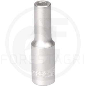 Klucz nasadowy długi 1/2" 6-kąt - 9