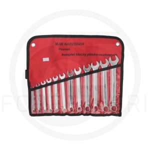 Komplet kluczy płasko - oczkowych