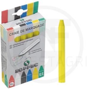 Kreda do znakowania - 12 sztuk (żółta)
