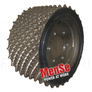 Stalowa rolka podająca, agresywna 20×20 Komatsu 370