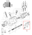 Zestaw uszczelnień sekcji rozdzielacza, Manifold section seal kit, Dichtungssatz für den Verteilerstück, Sada těsnění sekce rozdělovače, Kolektoriaus sekcijos sandariklių rinkinys, F030971 Z