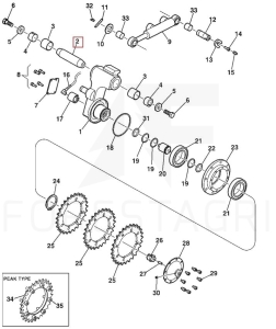 Sworzeń rozprężny (expander) - F703374 F644474 EXP