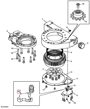 プレーヤー SOUTHER Synchronizator 5161828 rewersu JX TD New Holland Case ORG